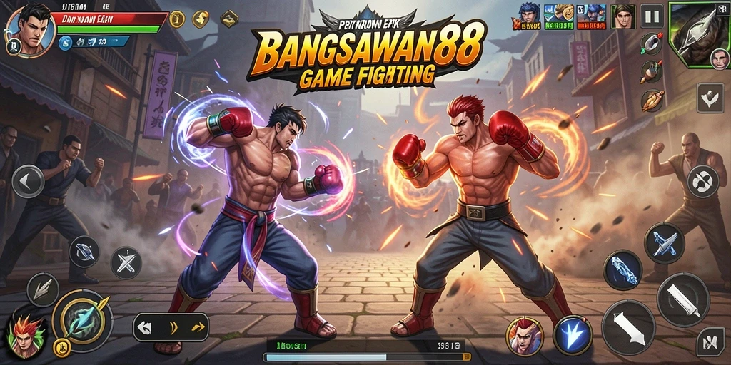 Tangkapan layar BANGSAWAN88 menampilkan aksi pertarungan yang seru dan mendebarkan.