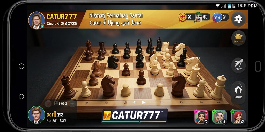 Tangkapan layar gameplay CATUR777 menampilkan suasana permainan yang seru dan menantang.