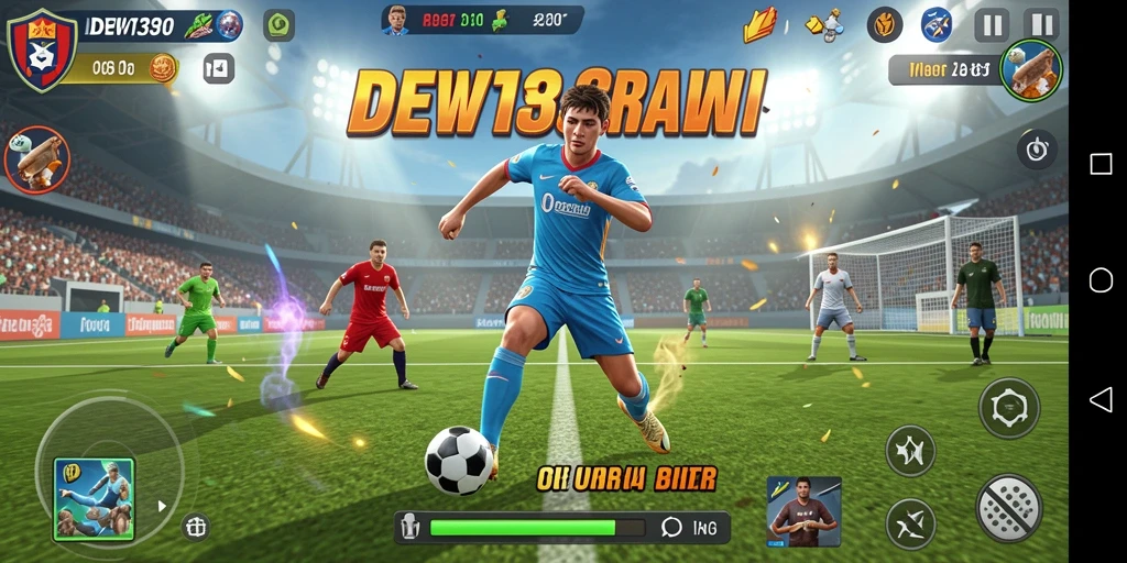 Tampilan gameplay seru dalam DEWI138 dengan aksi olahraga yang menegangkan.