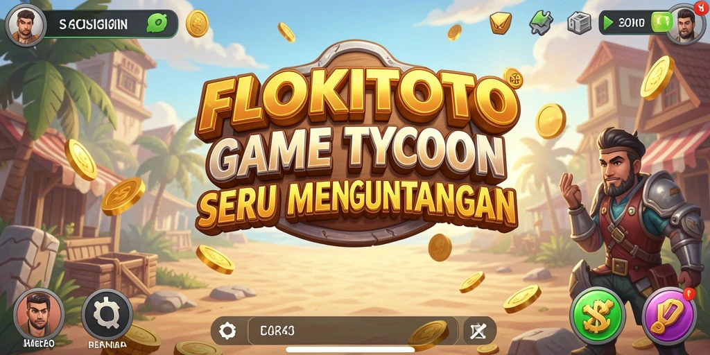 Screenshot utama menunjukkan gameplay Tycoon yang menarik dan strategis.