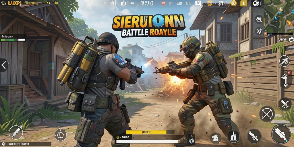 Gameplay mendebarkan saat bertempur di arena KAKRP.