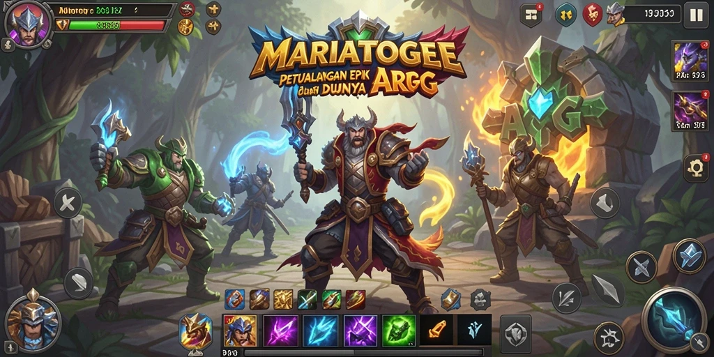 Gameplay MARIATOGEL yang seru dalam dunia ARPG.