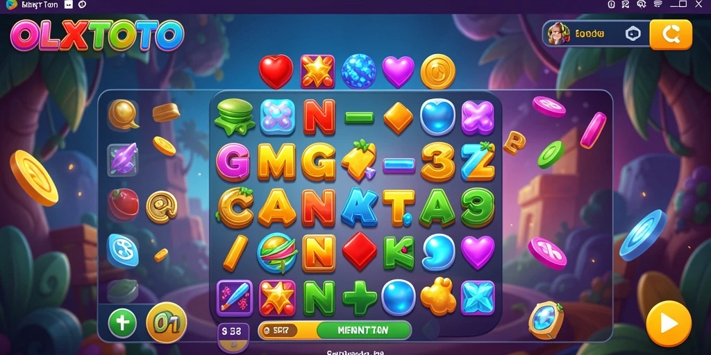 Tampilan menarik dari permainan Match-3 OLXTOTO dengan level yang menantang.