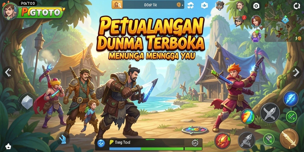 Screenshot PGTOTO menampilkan gameplay yang menarik di dunia terbuka.