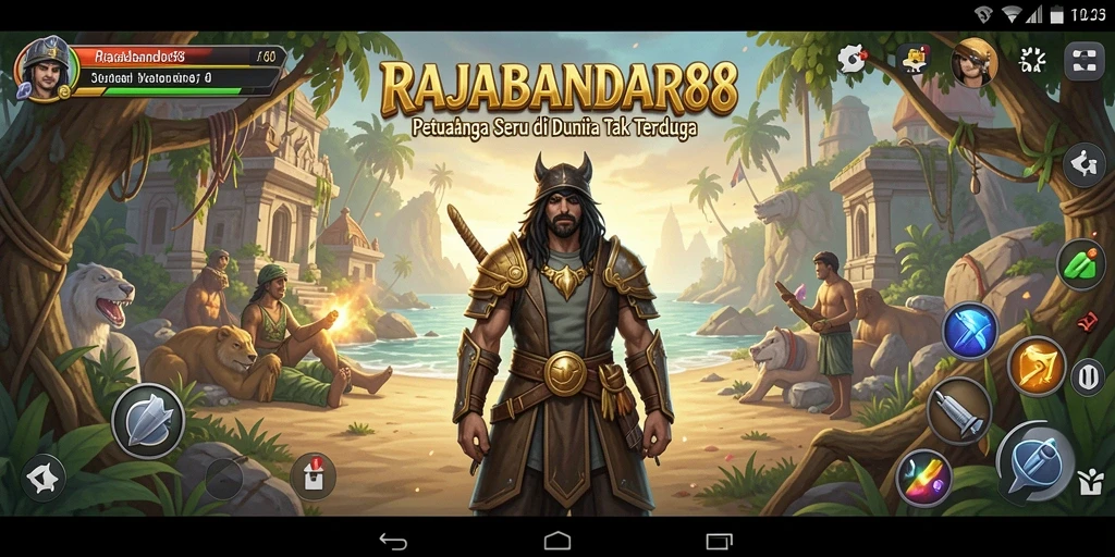Screenshot gameplay RAJABANDAR88 yang menampilkan aksi petualangan seru.