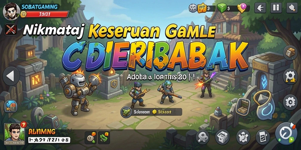 Tampilan menarik dari gameplay Idle di SOBATGAMING.